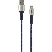 Кабель Usams SJ346 USB-A/micro Smart Power-Off Blue (УТ000020261)