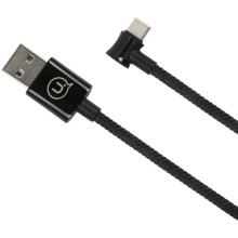 Кабель Usams U13 USB-A/C Smart Power-Off Black (УТ000020270)