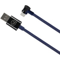 Кабель Usams U13 USB-A/C Smart Power-Off Blue (УТ000020272)