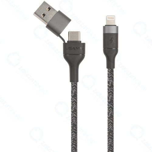 Кабель для iPod, iPhone, iPad Usams SJ404 Black (УТ000021072)