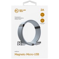 Кабель Red Line Magneto USB - Micro USB White (УТ000021199)