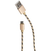 Кабель BOROFONE BX24 Ring USB - micro USB Gold (УТ000021826)