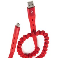 Кабель HOCO U78 Cotton Treasure USB Type-C Red (УТ000022021)