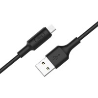 Кабель HOCO X25 Soarer USB - micro USB Black (УТ000023199)