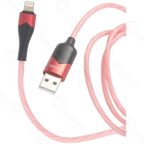 Кабель для iPod, iPhone, iPad BOROFONE BU19 Streamer Red (УТ000023300)