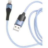 Кабель для iPod, iPhone, iPad BOROFONE BU19 Streamer Blue (УТ000023301)