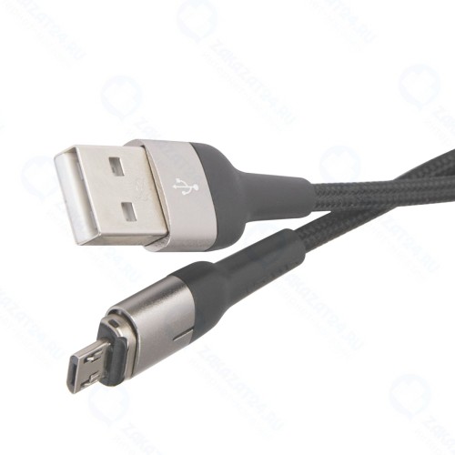 Кабель Usams US-SJ328 U28, USB/microUSB, 3A, 1 м, серый (УТ000023901)