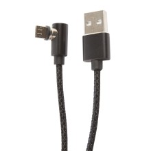 Кабель Usams US-SJ446 U54, USB/MicroUSB, 2A, 1 м, черный (УТ000024914)