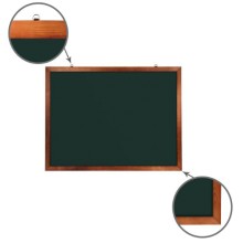 Доска двусторонняя Brauberg 90х120 см, зеленая/деревянная рамка (236892) Доска двусторонняя Brauberg 90х120 см, зеленая/деревянная рамка (236892)