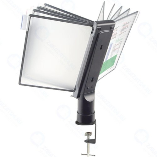 Демосистема настольная Brauberg со струбциной и 10 серыми панелями А4 (231239)