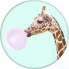 Кольцо-держатель Popsockets Bubblegum Giraffe (101792)