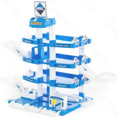 Игрушечный паркинг Wader Aral-2, 4-уровневый, в коробке (46086_PLS)