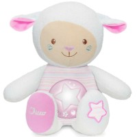 Музыкальная игрушка-ночник Chicco Овечка Lullaby, розовая (00009090100000)