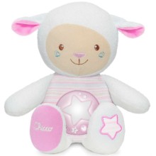 Музыкальная игрушка-ночник Chicco Овечка Lullaby, розовая (00009090100000)