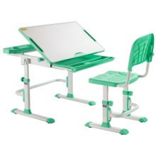 Комплект парта и стул-трансформеры CUBBY Disa Green (515848)