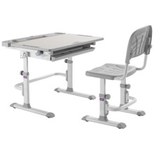 Комплект парта и стул-трансформеры CUBBY Disa Grey (515849)