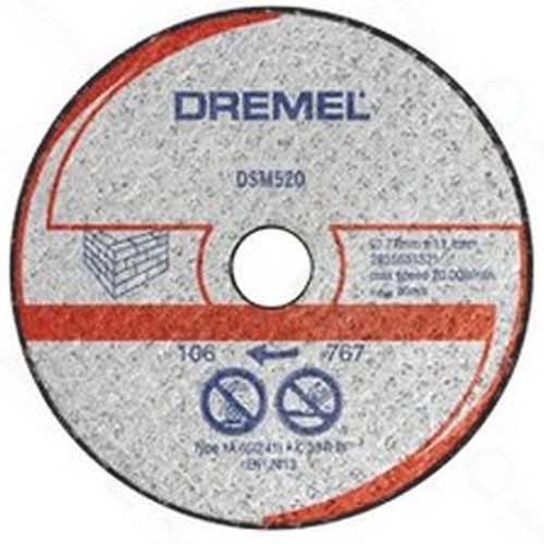 Круг отрезной Dremel DSM520 (2615S520JA)