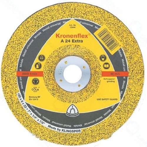 Круг отрезной Klingspor Kronenflex A 24 Extra, 230х2х22 мм (286456)