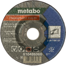Круг зачистной Metabo 125х6х22 мм A24T (616486000)