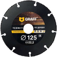 Круг пильный GRAFF Termit 125, 125х22 мм