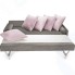 Диван MYFURNISH 40660/1 Daybed Grey, раскладной