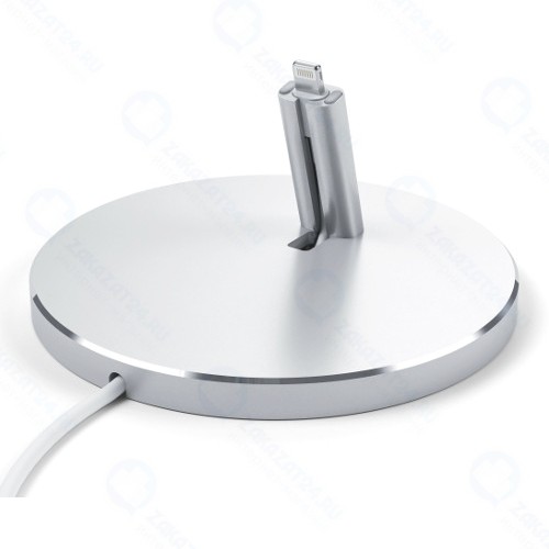 Док-станция Satechi Aluminum Desktop Charging Stand Lightning для Apple iPhone Silver (ST-AIPDS)