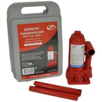 Домкрат бутылочный AutoVirazh 3 т, красный (AV-072403)