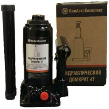 Домкрат бутылочный БелАК 4 т, TUV, 2 клапана (БАК.00028)