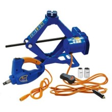 Домкрат электрический Kraft 2 т. с гайковертом, в кейсе (КТ 850001)