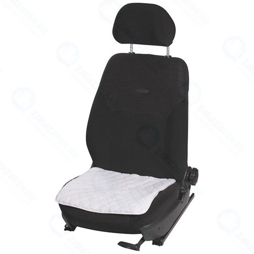 Накидка на автомобильное сиденье Airline из исскусственного меха, белая (AFC-A-01)