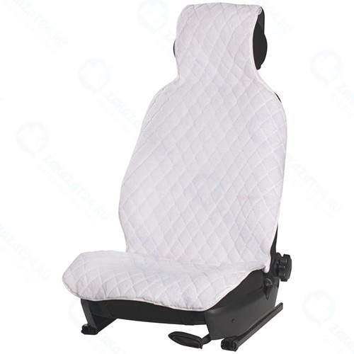 Накидка Airline из исскусственного меха, на переднее сидение, белая (AFC-A-03)
