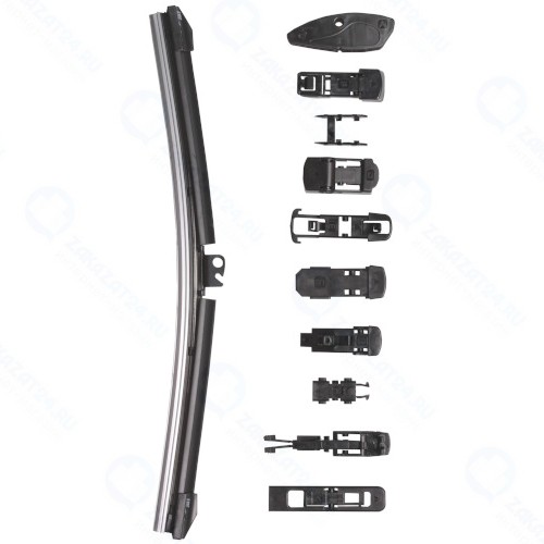 Щетка стеклоочистителя Airline бескаркасная, 10 адаптеров, 330 мм (AWB-BK-330)