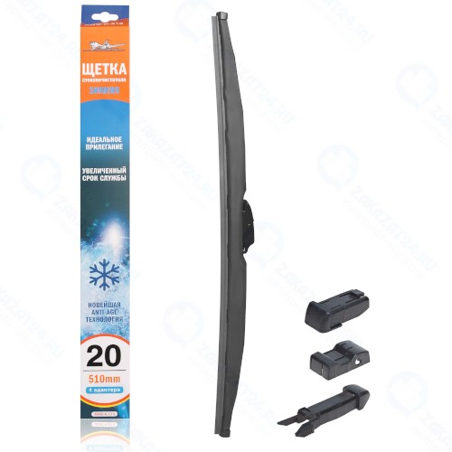 Щетка стеклоочистителя Airline зимняя, 4 адаптера, 510 мм (AWB-W-510)