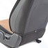 Накидки на сиденье CARPERFORMANCE передние, лен, 2 шт Black/Beige (CUS-1052 BR/BE)
