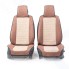 Накидки на сиденье CARPERFORMANCE 3D передние, лен, 2 шт Coffee Beige (CUS-3024 COFFEE/BE)