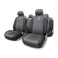 Чехол для автомобильного сиденья AutoProfi Carbon Plus CRB-902P BK/GY