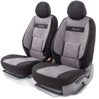 Чехол для автомобильного сиденья AutoProfi Comfort Com-0405 BK/D.GY, велюр