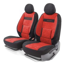 Чехол для автомобильного сиденья AutoProfi Comfort Com-0405 BK/RD, велюр
