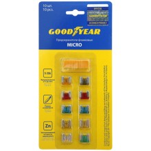 Набор флажковых предохранителей Goodyear Micro 10 шт (GY003050)