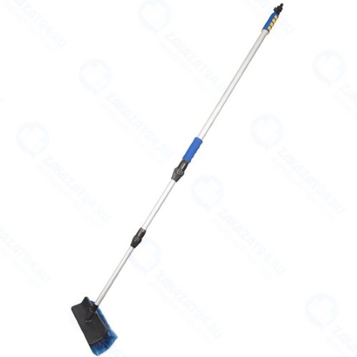 Щетка на шланг Kraft 25 см, с телескопической ручкой, 300 см (KT 830047)