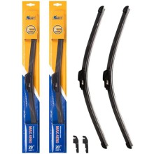 Комплект щеток стеклоочистителя Kraft 500/500 мм, 2 адаптера (KT 830863) Комплект щеток стеклоочистителя Kraft 500/500 мм, 2 адаптера (KT 830863)