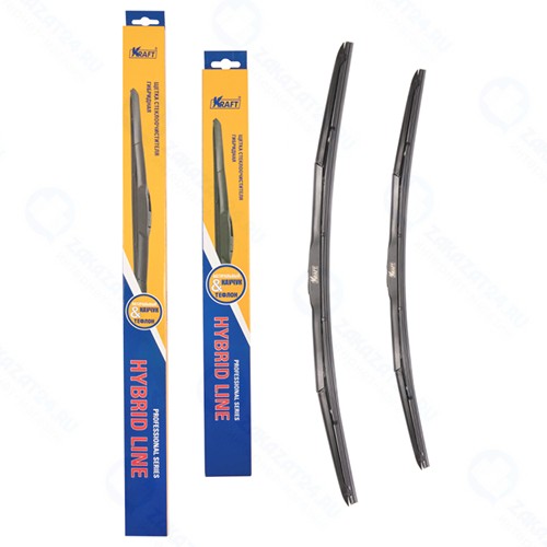 Щетки стеклоочистителя Kraft гибридные, 2 шт, 550/475 мм (KT 830872)
