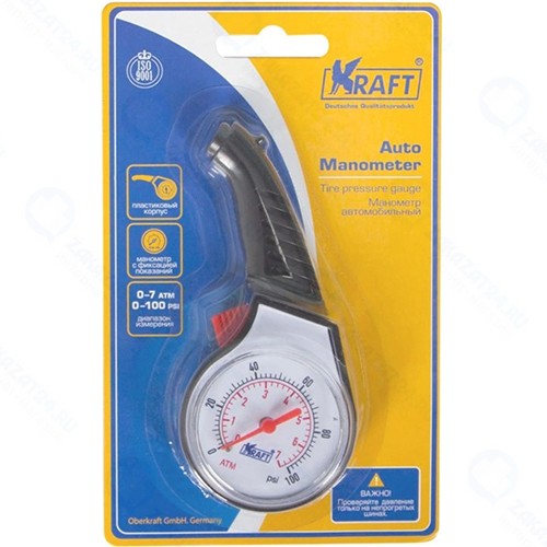 Манометр автомобильный Kraft аналоговый (KT 831002)