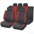 Чехлы для автомобильных сидений Kraft Modern, полиэстер, черные/красные (KT 835613)