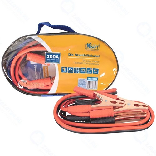Провода прикуривания Kraft Master, 300 A (KT 880006)