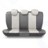 Чехол для автомобильного сиденья AutoProfi Signature SGN-1505GF BK/WH, кожа