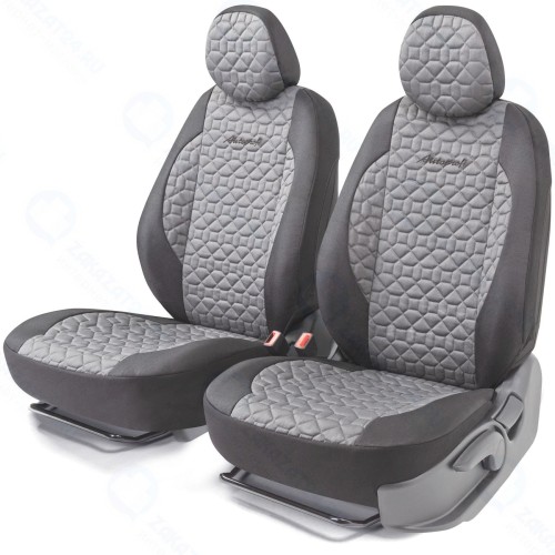 Чехол для автомобильного сиденья AutoProfi Soft SFT-0405 BK/D.GY, хлопок