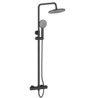 Душевая система AGGER Thermo, с термостатом, черная матовая (A2451244)