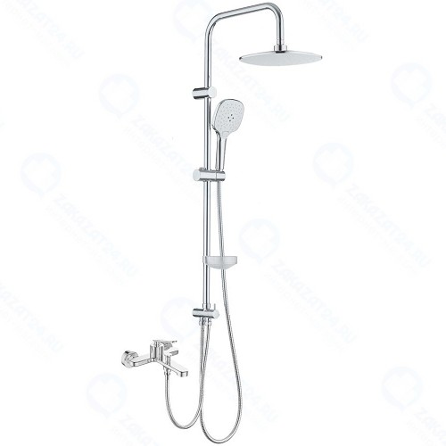 Душевая система AGGER смеситель с изливом, хром (A2695000)