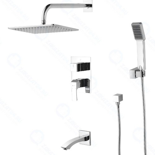 Смеситель для ванны и душа Lemark Unit, хром (LM4522C)